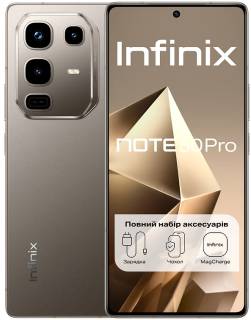 Смартфон Infinix Note 50 Pro (X6855) 12/256GB 2025 Titanium Grey 4894947068324