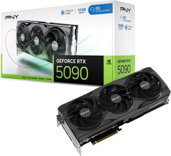 Видеокарта PNY GeForce RTX 5090 Overclocked Triple Fan 32GB VCG509032TFXPB1-O
