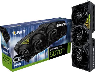 Видеокарта Palit GeForce RTX 5070 Ti GamingPro OC V1 16GB NE7507TS19T2-GB2031Y