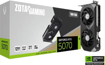 Видеокарта ZOTAC GAMING GeForce RTX 5070 Twin Edge 12GB ZT-B50700E-10P