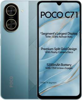 Смартфон Xiaomi Poco C71 3/64GB (with charger) Blue