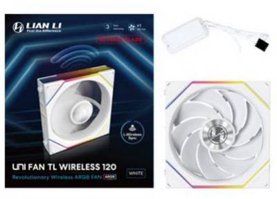 Вентилятор Lian Li Fan TL Wireless 120 Reverse Blade (G99.12RTL1W1W.00) White