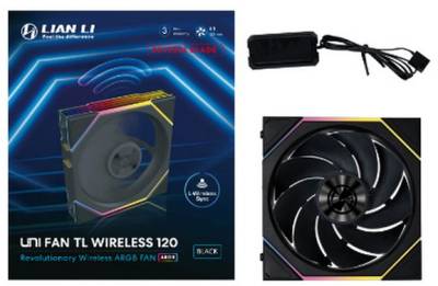 Вентилятор Lian Li Uni Fan TL Wireless 120 Reverse Blade (G99.12RTL1W1B.00) Black