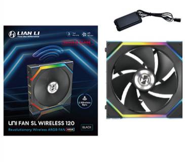 Вентилятор Lian Li Uni Fan SL Wireless 120 Reverse Blade (G99.12RSL1W1B.00) Black