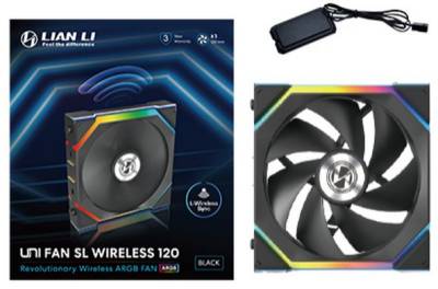 Вентилятор Lian Li Uni Fan SL Wireless 120 (G99.12SL1W1B.00) Black