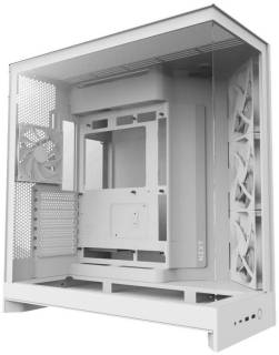 Корпус NZXT H9 Flow Dual-Chamber (CM-H92FB-R1) White CM-H92FW-01
