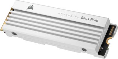 Внутренний HDD/SSD Corsair MP600 PRO LPX WHITE 2TB M.2 2280 NVMe PCIe Gen4 x4 3D TLC NAND CSSD-F2000GBMP600PLPW