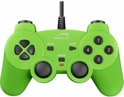 Игровой контроллер Speed Link PC Strike Gamepad green SL-6535-SGN-01