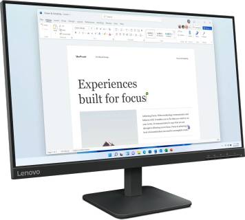 Монитор Lenovo L24-4e Raven Black 2025 68C2KAC1EU