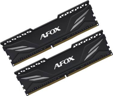 Оперативная память AFOX Gaming Black DDR4 64GB (2x32GB) 3200MHz CL16 Kit AFLD464PX1CADB