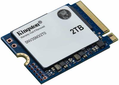 Внутренний HDD/SSD Kingston NV3 2TB M.2 2230 NVMe PCIe Gen4 x4 3D NAND TLC SNV3SM3/2T0