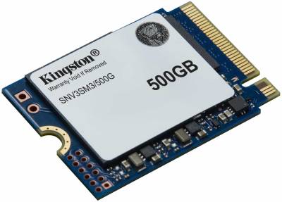 Внутренний HDD/SSD Kingston NV3 500GB M.2 2230 NVMe PCIe Gen4 x4 3D NAND TLC SNV3SM3/500G