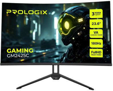 Монитор ProLogiX Gaming 23.6' GM2425C VA Black Curved 180Hz