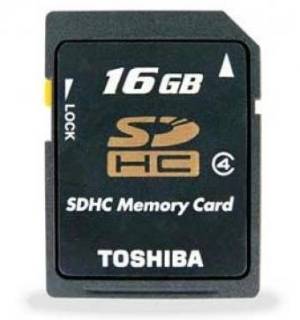 Флеш-карта Toshiba 16 GB SDHC CLASS 4 SD-K16GJ(BL3