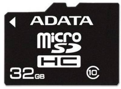Карта памяти A-Data microSDHC 32GB Class 10 AUSDH32GCL10-RA1
