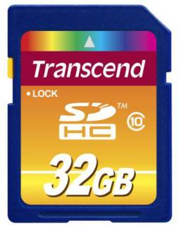 Карта памяти Transcend SDHC 32Gb Class 10 TS32GSDHC10