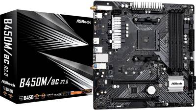 Материнская плата ASRock B450M/AC R2.0