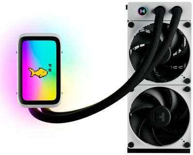 Кулер Hyte THICC Q60 RGB LCD (FAN-HYTE-Q60-BW) Black/White