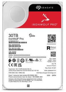 Внутренний HDD/SSD Seagate IronWolf Pro 30TB 7200rpm 512MB ST30000NT011