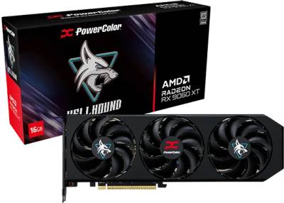 Видеокарта PowerColor Hellhound AMD Radeon RX 9060 XT 16GB RX9060XT 16G-L/OC