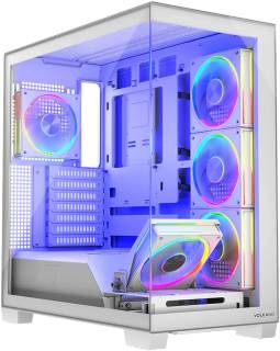 Корпус Modecom VOLCANO STELLAR ARGB MIDI 5F WHITE AT-STELLAR-5F-ARGB-20