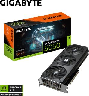 Видеокарта Gigabyte GeForce RTX 5050 GAMING OC 8GB GV-N5050GAMING OC-8GD
