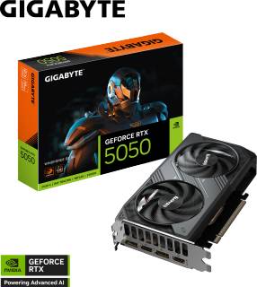 Видеокарта Gigabyte GeForce RTX 5050 WINDFORCE OC 8GB GV-N5050WF2OC-8GD