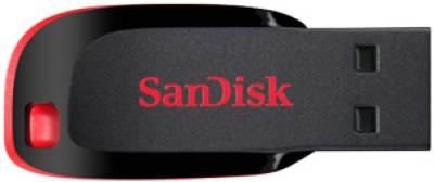 Флеш-память USB SanDisk Cruzer Blade 32Gb Black/red USB 2.0 SDCZ50-032G-B35