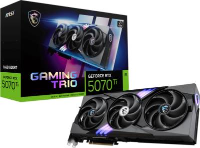 Видеокарта MSI GeForce RTX 5070 Ti 16GB GAMING TRIO RTX 5070 Ti 16G GAMING TRIO