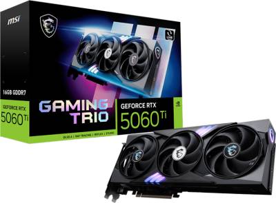Видеокарта MSI GeForce RTX 5060 Ti 16GB GAMING TRIO RTX 5060 Ti 16G GAMING TRIO
