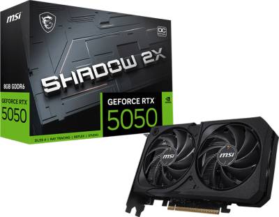 Видеокарта MSI GeForce RTX 5050 8GB SHADOW 2X OC RTX 5050 8G SHADOW 2X OC