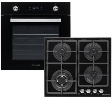 Плита GRANADO GEO 62-1310 black + GGH 62-114 black glass
