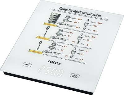 Весы кухонные Rotex RSK15-W