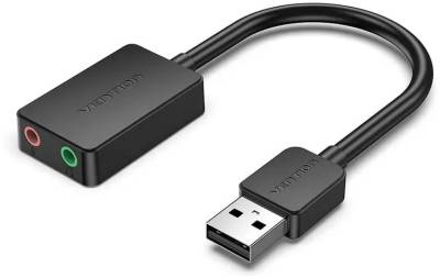 Vention 2-port External Sound Card Black CDYB0