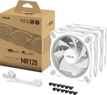 Вентилятор ASUS Prime MR120 ARGB Reverse Triple Pack White 90DA00L3-B09020
