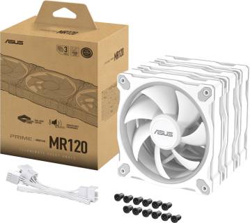 Вентилятор ASUS Prime MR120 ARGB Triple Pack White 90DA00I3-B09020
