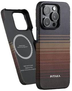 Pitaka MagEZ Case 4 Twill 1500D Black/Grey for iPhone 15 KI1501