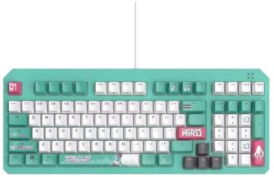 Клавиатура ASUS RA09 TUF GAMING K3 GEN II MIKU/RD/US/PBT 90MP0460-BKUA30