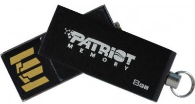 Флеш-память USB Patriot SWING Black PSF8GSBUSB