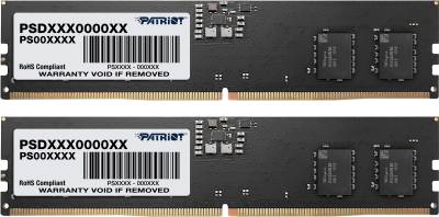 Оперативная память Patriot Signature Line DDR5 16GB (2x8GB) 4800MHz CL40 Kit PSD516G4800K