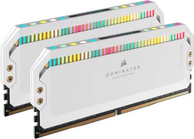 Оперативная память Corsair Dominator Platinum RGB White DDR5 64GB (2x32GB) 5200MHz CL40 Kit CMT64GX5M2B5200C40W