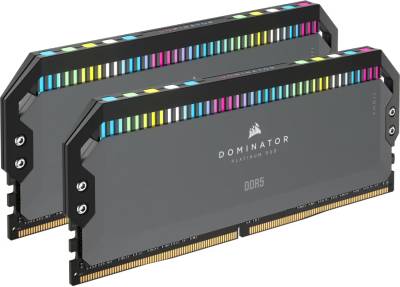 Оперативная память Corsair Dominator Platinum RGB Grey DDR5 32GB (2x16GB) 6000MHz CL30 Kit CMT32GX5M2B6000Z30K