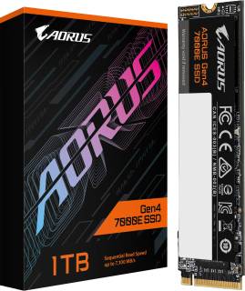 Внутренний HDD/SSD Gigabyte AORUS Gen4 7000E SSD 1TB M.2 2280 NVMe PCIe Gen4 x4 3D NAND TLC AG470E1TB