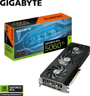 Видеокарта Gigabyte GeForce RTX 5060 Ti EAGLE MAX OC 16GB GV-N506TEAGLEMAX OC-16GD