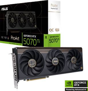 Видеокарта ASUS ProArt GeForce RTX 5070 Ti OC Edition 16GB PROART-RTX5070TI-O16G