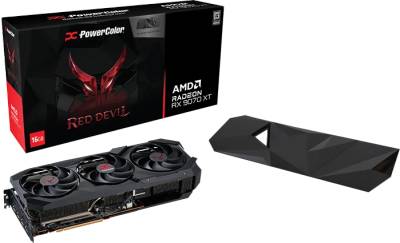 Видеокарта PowerColor Red Devil AMD Radeon RX 9070 XT 16GB Backplate Special Edition RX9070XT 16G-E/OC/BP