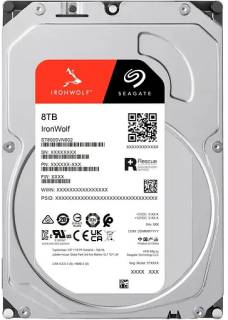 Внутренний HDD/SSD Seagate IronWolf 8TB 5400rpm 256MB ST8000VN002