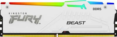 Оперативная память Kingston FURY Beast White RGB EXPO DDR5 16GB 6000MHz CL36 KF560C36BWE2A-16