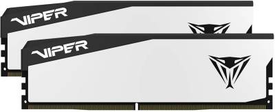 Оперативная память Patriot Viper Elite 5 White DDR5 32GB (2x16GB) 6400MHz CL32 Kit VEB532G6432KW
