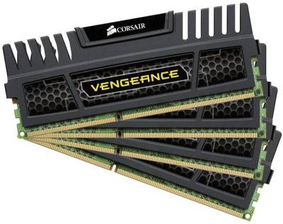 Оперативная память Corsair Vengeance DDR3 32GB (4x8GB) 1600MHz CL10 Kit CMZ32GX3M4X1600C10